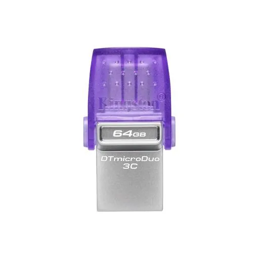 Pendrive Kingston DataTraveler microDuo 3C, 64GB, USB 3.2 Gen 1 / USB-C 1