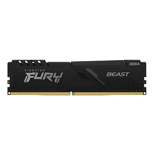 Memoria Ram DDR4 16GB 3600MT/s Kingston Fury Beast Black XMP, CL18, DIMM, 1.35V