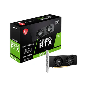 Tarjeta de Video MSI Nvidia GeForce RTX 3050 LP 6G OC, 14 Gbps, 6GB GDDR6, 96-bit, Low Profile