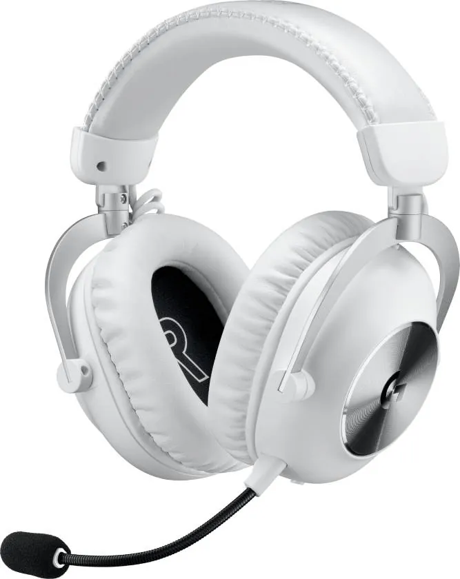 Audífonos Gamer Inalámbrico Logitech Pro X 2 Lightspeed, 2.4GHz, Bluetooth, PC, PS4, PS5, White 1