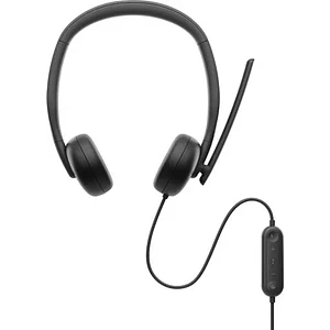 Audifono Wired Dell WH3024, Certificado Teams, Zoom, Micrófono con cancelación de ruido x IA