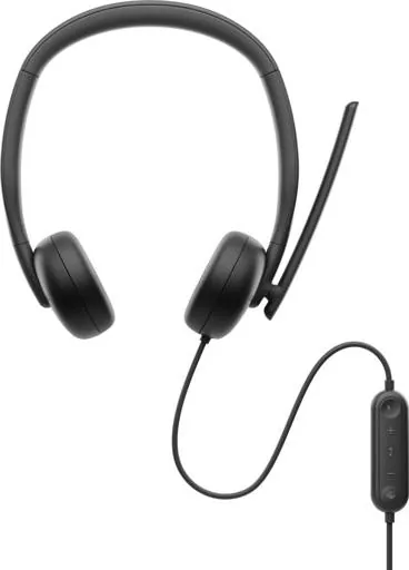 Audifono Wired Dell WH3024, Certificado Teams, Zoom, Micrófono con cancelación de ruido x IA 1