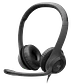 Audífonos con Micrófono H390 Logitech ClearChat Comfort , Alámbrico, USB, Negro - Miniatura 1