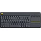 Teclado Wireless Touch Logitech K400 Plus Smart TV, Español - Miniatura 1