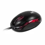 XTECH MOUSE OPTICO 3 BOTONES USB NEGRO-ROJO 1