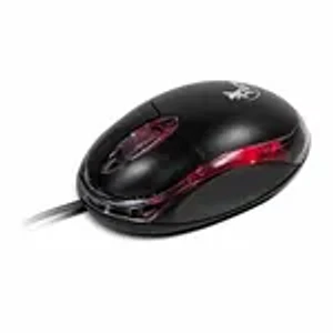 XTECH MOUSE OPTICO 3 BOTONES USB NEGRO-ROJO