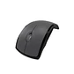Mouse inalámbrico plegable de tres botones Klip Xtreme Lightflex KMW-375BK, Ergonómico, Gris - Miniatura 1