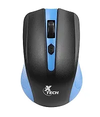 Mouse óptico inalámbrico de 4 botones Xtech Galos XTM-310BL, Azul 1