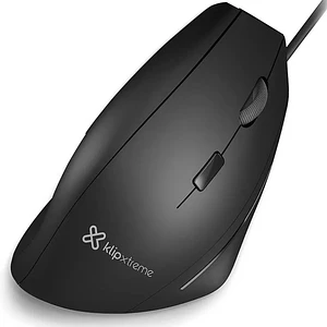 Mouse ergonómico Klip Xtreme Krest KMO-505, Diseño vertical, ultra ergonómico, 6 Botones
