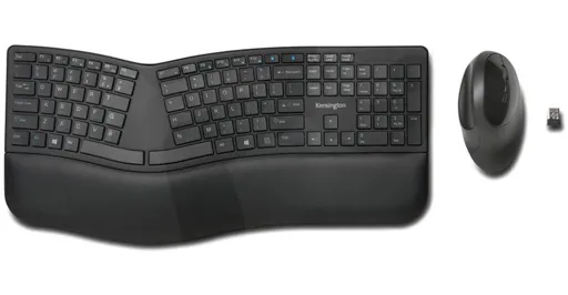 Kit Mouse + Teclado Kingston Pro Fit Ergo Wireless, Conexión Bluetooth, Negro 1