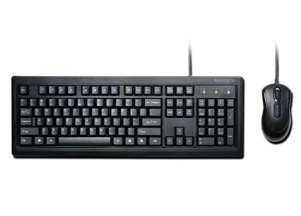 Kit Teclado Mouse Kensington Alámbrico For Life, Desktop Set K72436ES 1