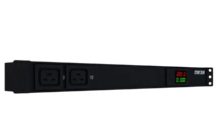 PDU FPD-1012M1U Meter PDU 220V 1PH L-6-20P 8-C13 2-C19 1U Forza 1