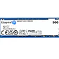 Unidad SSD Kingston NV3, 500GB, M.2 2280, NVMe PCIe 4.0 x4, Lectura 6000MB/s Escritura 5000MB/s - Miniatura 1