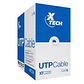 Caja cable UTP CAT6 305 metros 24AWG color gris CCA Xtech - Miniatura 1