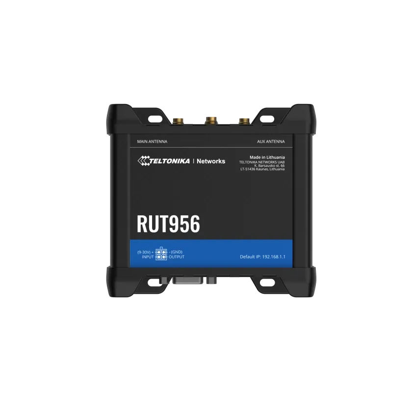 Router Industrial 2G/3G/4G RUT956 Wifi 2xSimcard Bloqueo I/O Teltonika 1
