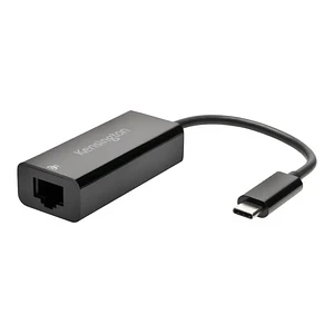 Adaptador Kensington USB-C a Ethernet, 1000 Mb/s, Negro