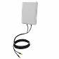 Antena Panel MIMO 9dBi 2-SMA-M/5mt  698-960 1710-2700MHz Pol-X Antena Panel 26x17x6cm - Miniatura 1