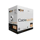 Cable UTP Cat6 Nexxt Essential, Calibre 24AWG Cable 4P 24AWG UTP CMX 102m/334ft, Gris CU - Miniatura 1