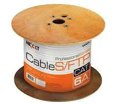 Cable 4 pares Enterprise CU  Cat6A S/FTP GRIS Cable 23AWG LSZH 305m 1