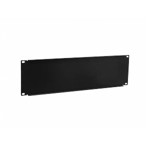 Tapa ciega 3U cubre espacio rack 19 pulgadas fierro negro Linkmade