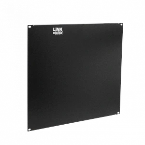 Tapa ciega 9U cubre espacio rack 401mm 19 pulgadas fierro negro 