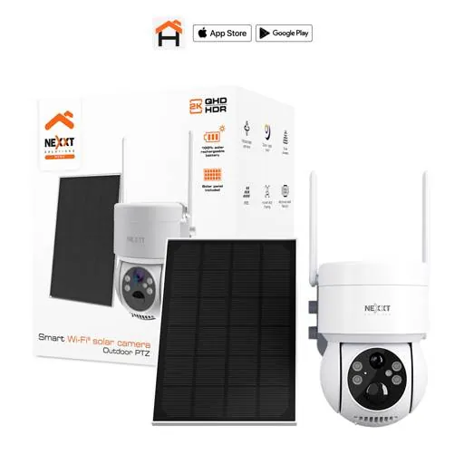 Cámara Solar Inteligente Wi-Fi PTZ Nexxt Solutions NHC-OP20S, 1080p Full HD, para Exteriores 1