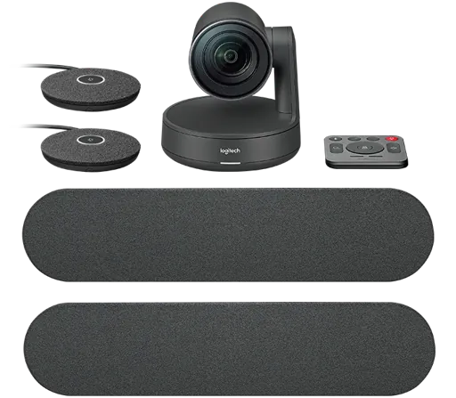 Kit Profesional Rally, Sistema ConferenceCam premium Ultra-HD con control de cámara automático 1