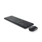 Kit Teclado y Mouse Wireless Dell KM3322W, USB wireless receiver, 1000 dpi - Miniatura 1
