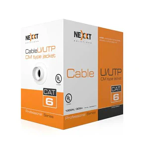 NXT Professional Bobina Cat6 UTP GRIS Cable 24AWG CM 305m