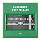 Pulsador de Emergencia Hikvision DS-K7PEB de Rotura de Cristal, color verde - Miniatura 1