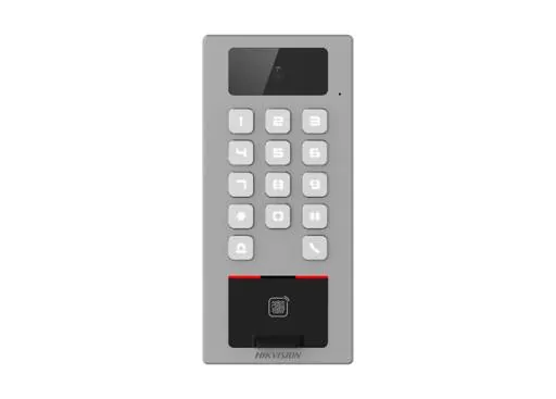 Terminal de Control de Acceso Hikvision DS-K1T502DBFWX-C Reconocimiento Facial, Huella y Tarjeta 1