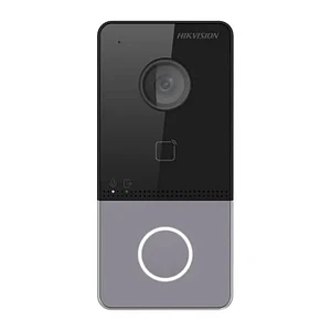 Terminal de control de acceso con cámara, inalámbrico, cableado, Hikvision DS-KV6113-WPE1