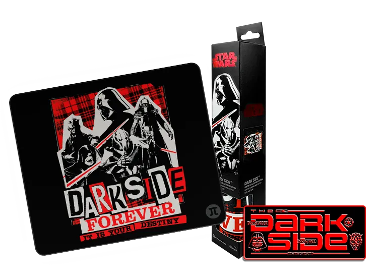 Mouse Pad Gamer Primus Gaming Arena M Star Wars Limited Edition, 32x27 cm, Diseño Dark Side 1