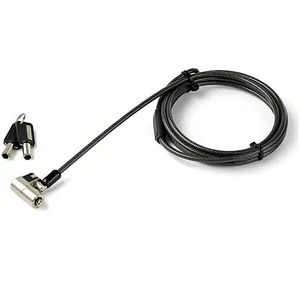 Candado de Seguridad para Notebook StarTech.com K-Slot, Largo 2 Metros, Antirrobo