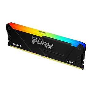 Memoria RAM DDR4 8GB 3600MT/s Kingston Fury Beast RGB, CL17, DIMM, 1.35V