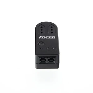 Protector de Voltaje Forza 900J/1500W, 2 Tomas de Corriente, Giro de 350°, RJ45-220V, Negro