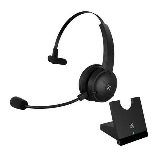 udífono Inalámbrico para Conferencias Klip Xtreme KCH-905, Conexion Dual, Base de Carga, Mono 1