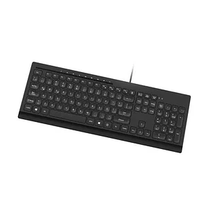 Teclado Klip Xtreme Compass, Ultra-Delgado, Conexión USB, Teclas Multimedia, Plug & Play