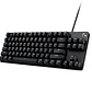 Teclado Mecanico Gamer Logitech G413 SE, Switch Táctil, TKL, Led Blanco, PBT, Color Negro - Miniatura 1