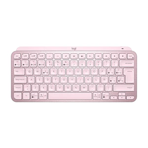 Teclado Inalámbrico Logitech MX Keys Mini, Bluetooth 5.0, 2.4GHz, USB-C, Rosado, Español