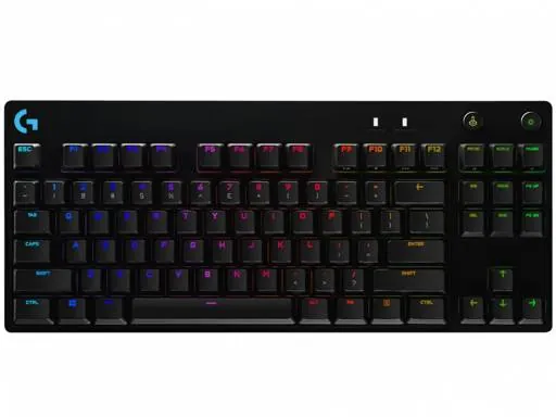 Teclado Gamer Logitech G Pro RGB, Mecánico, Switch GX Blue, Color Negro 1