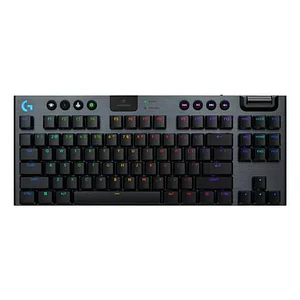 Teclado Mecánico Inalámbrico Gaming Logitech G915 X LIGHTSPEED TKL, Negro Inglés Táctil