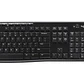 Kit Combo Teclado y Mouse Inalámbrico Logitech MK270, USB, Negro - Miniatura 1