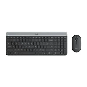 Kit Logitech MK470 Teclado + Mouse Wireless, Graphite, Español