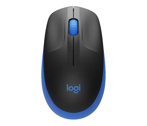 Mouse Logitech M190, Wireless, 1000DPi, Sensor óptico, USB, 125Hz, Color azul 1