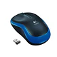 Mouse Inalámbrico Logitech M185, USB, Nano Receptor, Azul - Miniatura 1