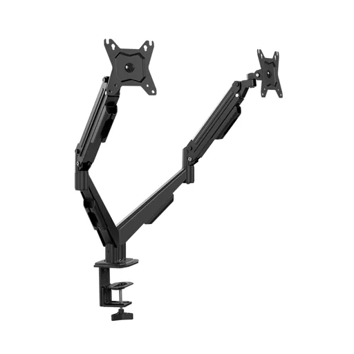 Soporte doble para monitores Klip Xtreme KMM-410, Mecanismo de resortes, ajustes sin esfuerzo 1