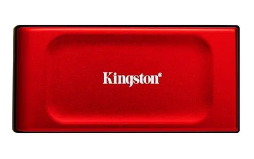 Disco Portatíl SSD Externo Kingston XS1000 1TB USB 3.2 Gen 2 Rojo, Lectura 1050MB/s 1