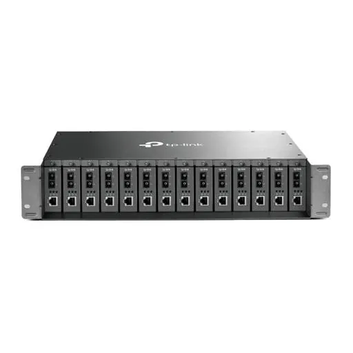 Chasis para montaje en rack de 14 bahías TP-Link TL-MC1400 1
