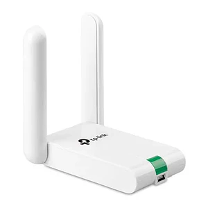 Adaptador de red USB inalámbrico de alta ganancia a 300Mbps TP-Link TL-WN822N, Dos antenas externas